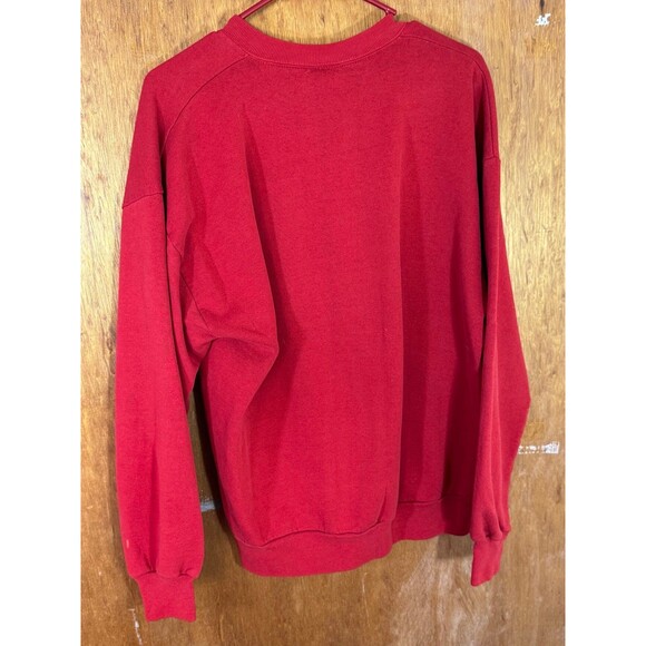 Vintage Indiana University IU Hoosiers Jerzees Crewneck Sweater XL USA - Picture 7 of 9